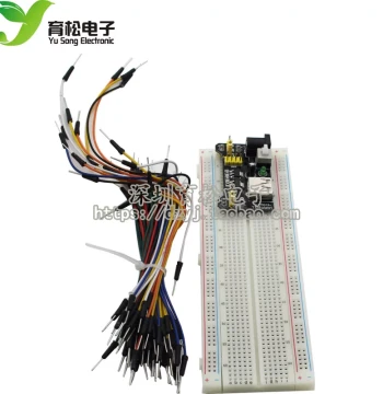 Breadboard Jumper Wire Experiment Kit MB-102 + Dupont Wires + Breadboard Power Module for Electronic DIY Development Boards