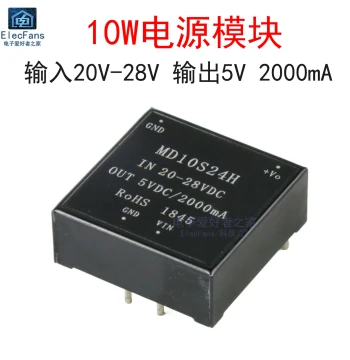 DC-DC Step-Down Voltage Regulator Board 10W 20V-28V to 5V 2000mA Switching Power Supply Module