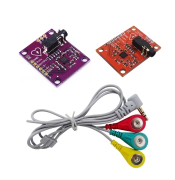 AD8232 Module ECG Measurement Pulse Heart Rate Monitor ECG Sensor Module with Electrode Wires