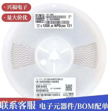 SMD Capacitor 1206 105K 1UF 25V 50V 100V X7R Ceramic MLCC High Voltage Non-Polarized