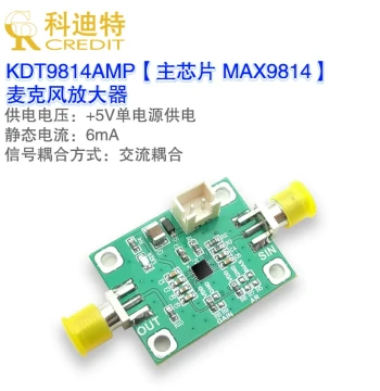 MAX9814 Microphone Amplifier Module with Audio AGC, Mic Sensor, Pickup MIC Sound Input