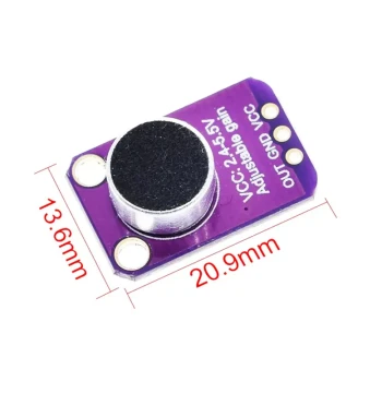Fast Shipping MAX4466 Sound Sensor Module Microphone Preamplifier Microph Audio