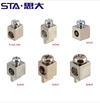 PCB Square Copper Terminal LED Aluminum Substrate SMD Flat-Bottom Copper Block 5*5*5 6*6*7 8*8*9