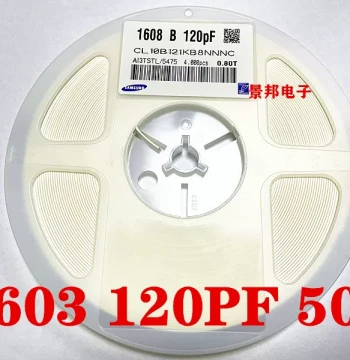 0603 SMD Capacitor 1608 120PF 5% 120P/50V SMD Ceramic Non-Polarized Capacitor