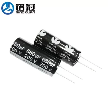 In-Stock Domestic Full-Series Non-Polarized Aluminum Electrolytic Capacitors 25V 100µF, Size 6.3x12mm