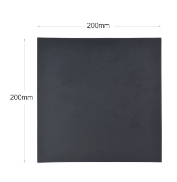 3D Printer Accessories Heated Bed Aluminum Substrate Print Sticker 214x214mm Masking Frosted Heat Bed Mat Customizable