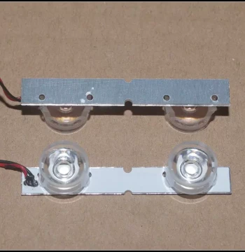 $0.15 Each, Dual LED Beads on Aluminum Substrate, Approx. 1W, 3V Power Supply