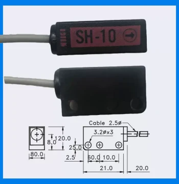 FOTEK Taiwan Yangming Ultra-Thin Mini Through-Beam Photoelectric Switch SH-10 15CM Sensing Distance 2-Wire