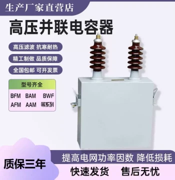 10kV High-Voltage Shunt Capacitor BAM BFM BWF11√3-200 1W Reactive Power Compensation Power Capacitor