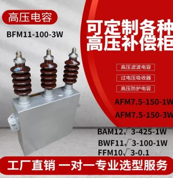 High-Voltage Shunt Capacitor Reactor Reactive Power Compensation Cabinet BFM11-100-3W Complete Power Compensation Cabinet Custom