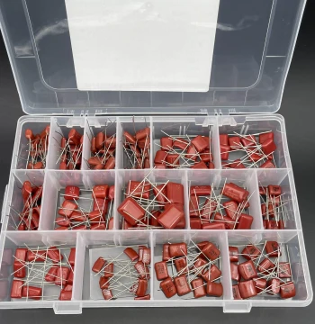 180PCS 15 Types Common CBB Capacitor Kit Through-Hole Metallized Film Capacitors Non-Polarized 400V/630V