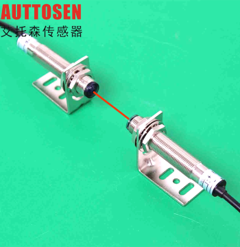 E3F-20C1/20L Visible Red Light M12 Through-Beam Photoelectric Sensor Through-Beam Laser Through-Beam Photoelectric Switch