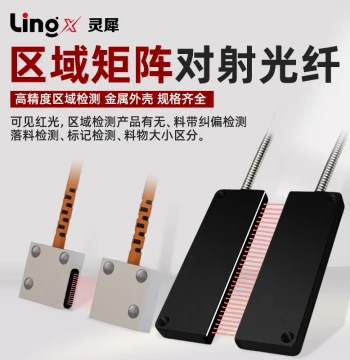 Matrix Fiber Optic Sensor, Area Through-Beam Detection, Infrared Bar Grating Light Curtain, Drop Counting Photoelectric Switch
