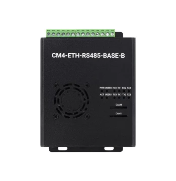 Waveshare Raspberry Pi CM4 Quad RS485 Expansion Board Isolated Dual Ethernet Ports Development Board HDMI Interface