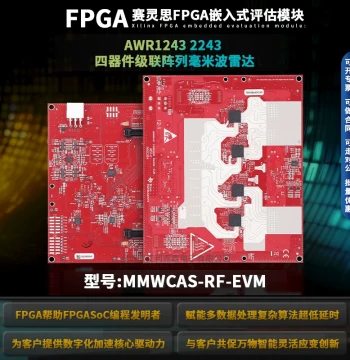 MMWCAS-RF-EVM RF Development Tool AWRx Cascaded Radar