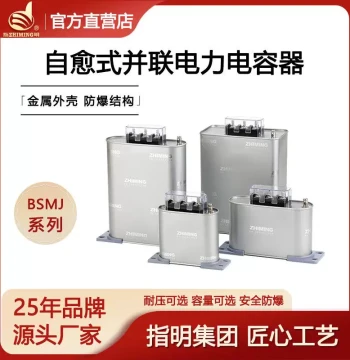 Zhiming Group BSMJ0.9-10-3 Low-Voltage Power Capacitor Three-Phase Compensation Self-Healing Shunt Capacitor