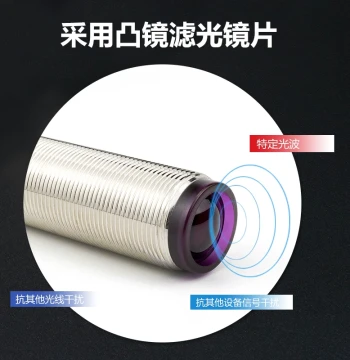 Jisu M18 Photoelectric Switch Sensor Through-beam Invisible Infrared Light FTT-185MNO Photoelectric Sensor 24