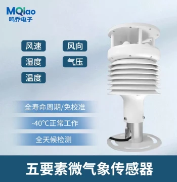 Outdoor Temperature and Humidity Ultrasonic Micro-Weather Sensor Smart Street Light All-Weather Monitoring Station