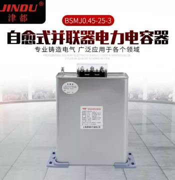 Direct Supply Self-Healing Parallel Compensation Capacitor Low-Voltage Distribution Room Power Capacitor BSMJ0.45-25-3