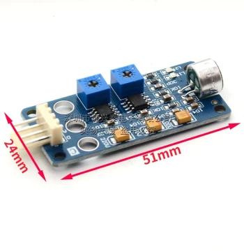 Digital + Analog Sound Detection Module LM386 Audio Recognition Voice-Controlled Switch Microphone Sensor