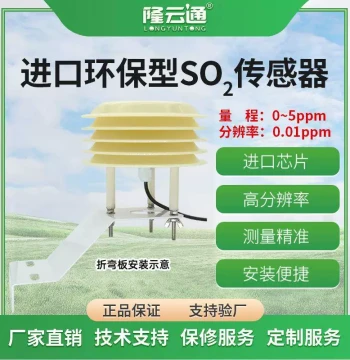 High-Precision High-Resolution Industrial SO2 Monitoring Transmitter for Measuring Sulfur Dioxide Gas Concentration Sensor