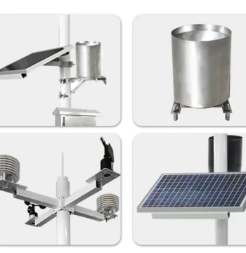 Mini Weather Station Environmental Monitoring System with Rainfall, Temperature, Humidity, and Soil Sensors for Outdoor, Campus, and Agricultural Use