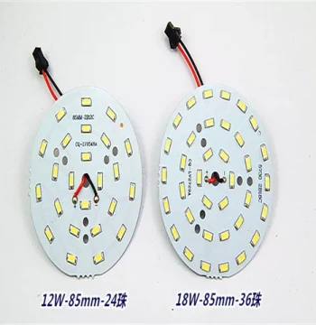 LED Light Board 12W 5730-2B12C-24LED 65MM 85MM 100MM Aluminum Substrate for Ceiling Downlights