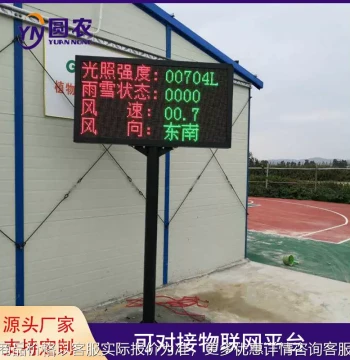 Custom Weather Station Rainfall Sensor Environmental Monitoring System Soil Temperature and Humidity Smart Weather Station