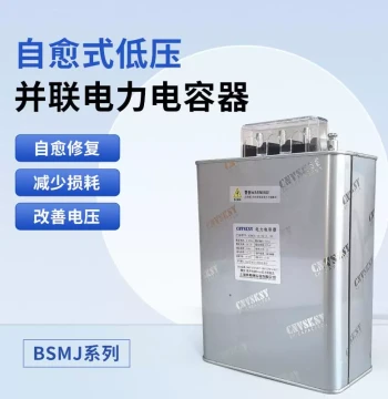 Self-Healing Reactive Power Compensation Capacitor Low-Voltage Shunt Capacitor BSMJ0.4-20-3 Three-Phase Power Smart Capacitor