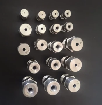 Stainless Steel Solid Cone Nozzle for Eco-Friendly Exhaust Gas Cleaning, Wide-Angle Circular Spray with Granular Mist