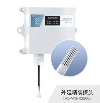 RS485 Temperature and Humidity Sensor Digital Display Hygrometer for Agricultural Greenhouses Industrial High-Precision Waterproof Transmitter