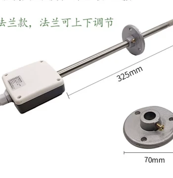 High-Precision Duct-Type Temperature and Humidity Sensor Transmitter, Industrial Grade, High-Temperature Resistant, AC/DC Powered