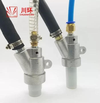 Sandblasting Machine Part 232 Type 2 Self-Priming Sandblasting Gun with Boron Carbide Nozzle, Dynamic Sandblasting Tip D for Rust Removal