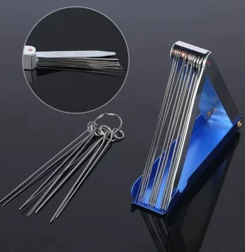 Ultra-Fine Steel Needle Stove Cleaning Tool, Extra-Thin Wire Nozzle Cleaner for Gas Stoves