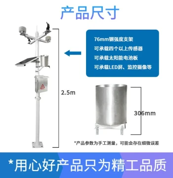 Compact Weather Station Environmental Monitoring System with Rainfall, Temperature, Humidity, and Soil Sensors for Outdoor Campus and Agricultural Use
