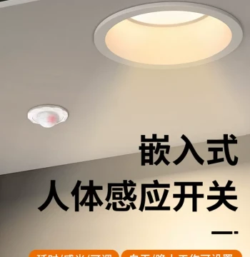 Human Body Induction Switch Infrared 220V Automatic Light Control Smart Delay Concealed Embedded Module Probe Sensor
