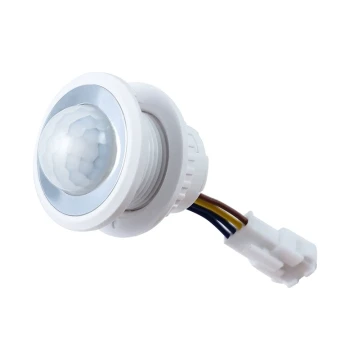 Ultra-Fast 220V Infrared PIR Motion Sensor Switch Small Head F Module Recessed Mount Probe for Hallway Smart Delay