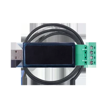 DIN-Rail Temperature and Humidity Sensor, Industrial 485 Workshop Built-in Probe, Modbus Protocol Transmitter with Rail Enclosure