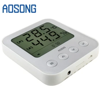 High-Precision Temperature and Humidity Transmitter with Large Display, Industrial-Grade Current Output Sensor Model AW3020A