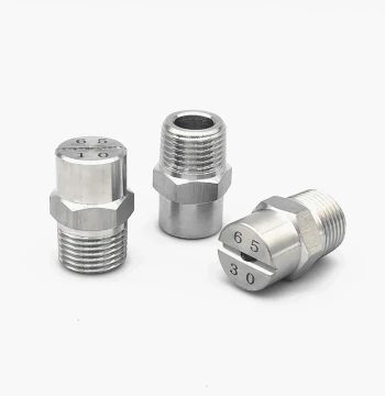304 Stainless Steel Fan Spray Nozzle for High-Pressure Cleaning, Dust Suppression, and Car Washing