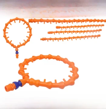 Universal Ring Pipe with Multi-Hole Cooling Spray Nozzle for Machine Tools, Circular Bamboo-Joint Pipe, Air-Blowing Ring Pipe Spray Head