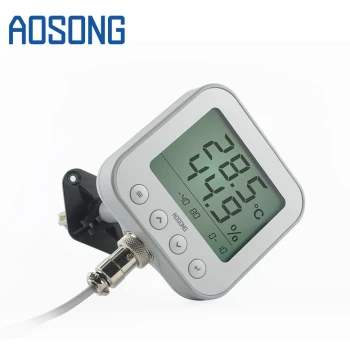 Temperature and Humidity Transmitter Sensor, Duct-Type Current Output 4-20mA Digital Display, Industrial-Grade AF3020A Aosong