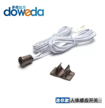 Mini Human Body Induction Switch Module for Surface or Recessed Mount, Low Voltage 12V/24V, Smart LED Infrared for Wardrobes, Cabinets, and Shoe Cabinets