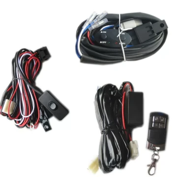 Dedicated Wiring Harness for Car Spot Lights with Switch, Relay, Fuse, High-Temperature Wires for Off-Road Vehicles