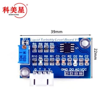Liquid Level Sensor, Surface Level Detection, Water Level Monitoring Sensor Module, Includes Microcontroller Example Code