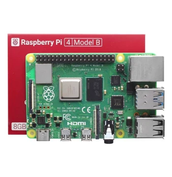 Raspberry Pi 4 Model B (4GB/8GB) Mini Computer, AI Development Board for Python Programming, Compatible with Pi 5B