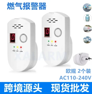 Gas Alarm for Natural Gas and Coal Gas Leaks, Combustible Gas Detector with Digital Display, High Sensitivity Commercial Grade