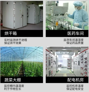 Temperature and Humidity Sensor Transmitter Agricultural Greenhouse Industrial Grade Probe Wireless Digital Hygrometer Waterproof and Dustproof