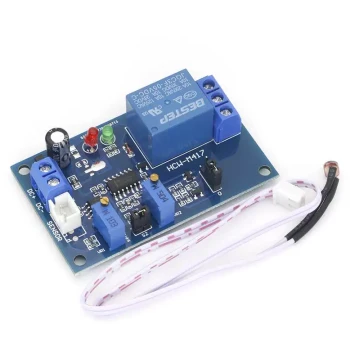 Photoresistor Sensor Module with Adjustable Light-Control Delay Switch, 5V/12V/24V Relay Output