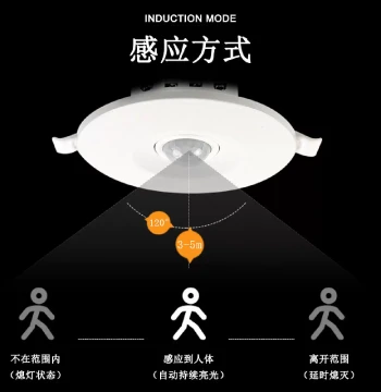 220V Infrared Human Body Induction Switch Stairwell Light Smart Delay Light Control Embedded Sensor Module